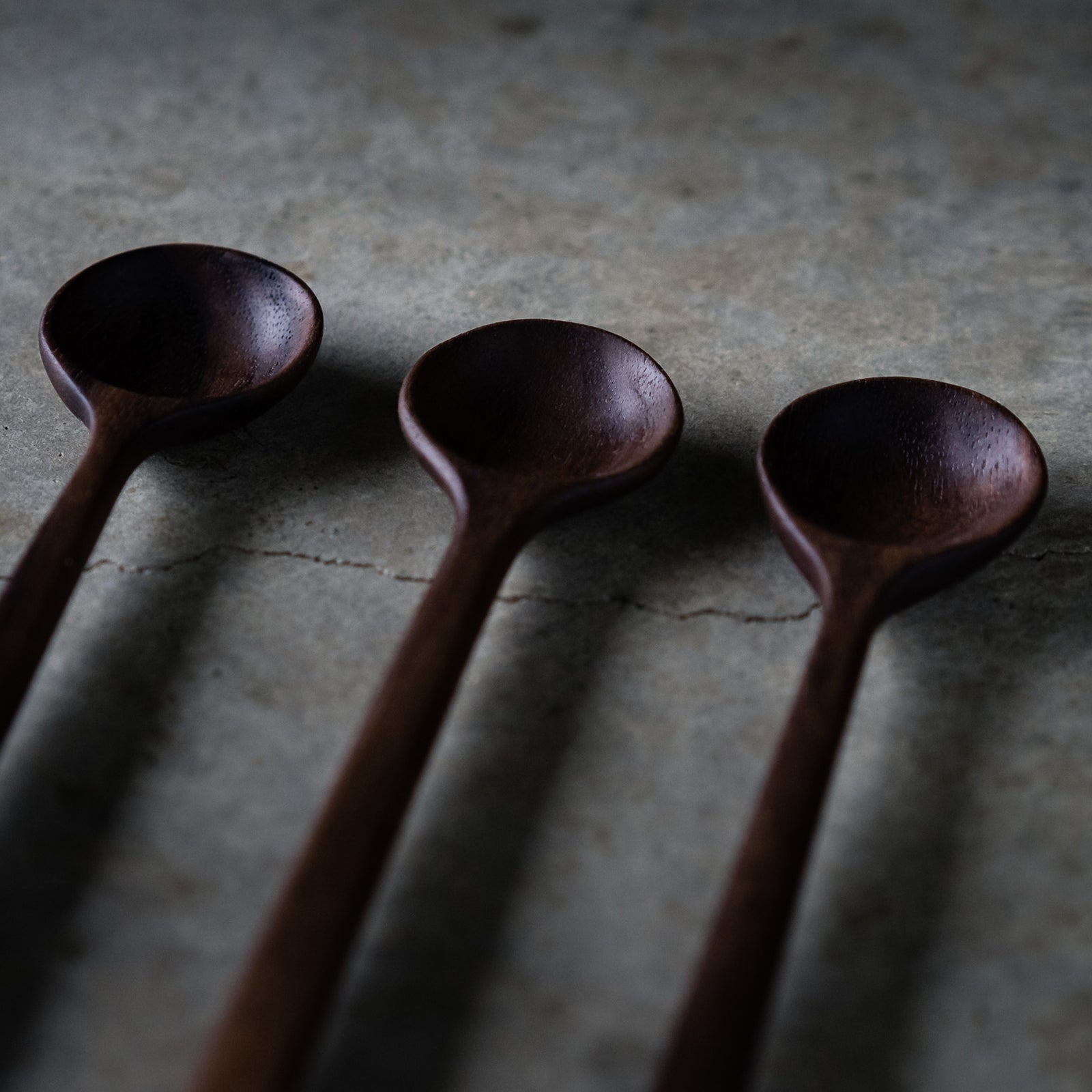 Black Walnut Condiment Spoon