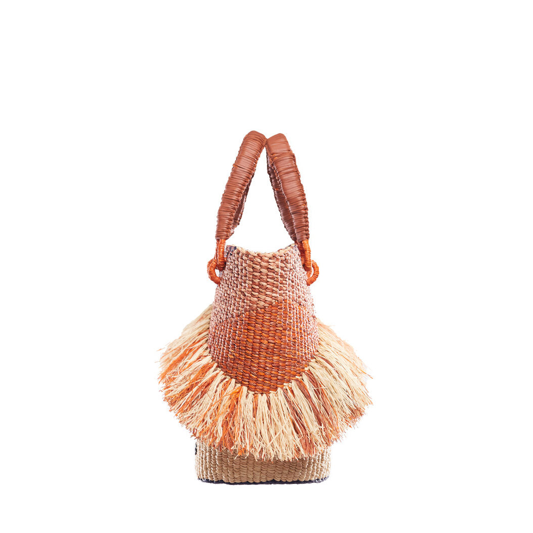 Tia Ruffle Tote